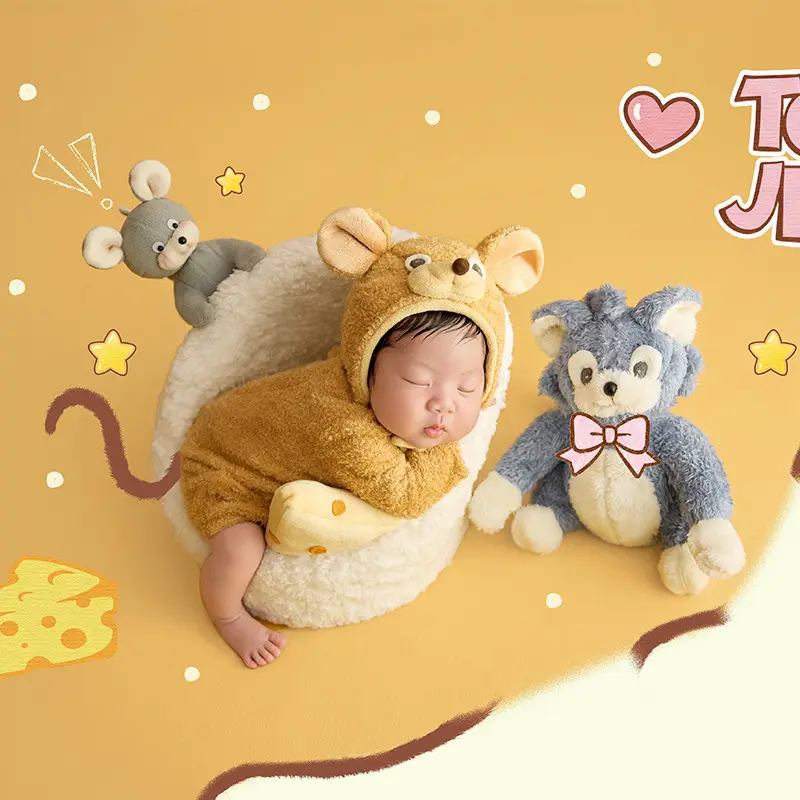 Tom and Jerry Theme Set - Newborn Photography Props